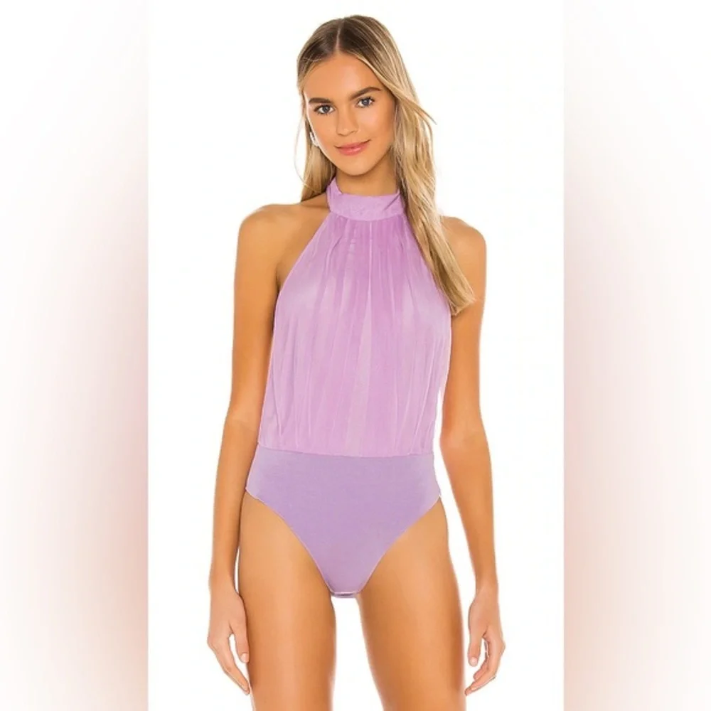 Lovers and Friends Darling Bodysuit in Lilac Size Medium - Picture 2 of 6